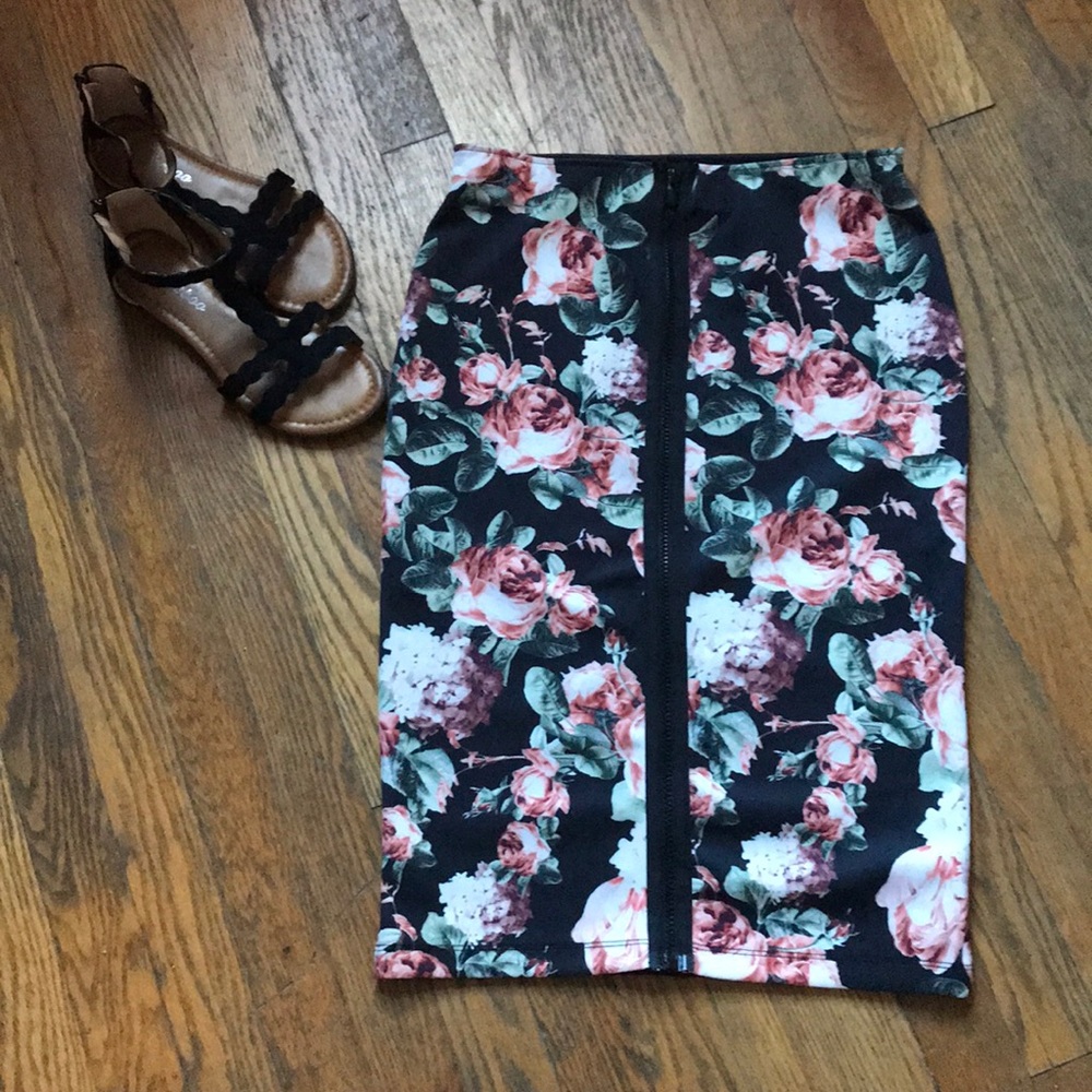 Mid length maxi skirt
